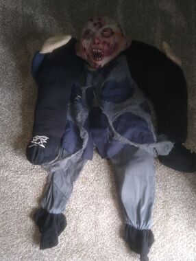Zombie  Costume - Black and Gray Horror Outfit